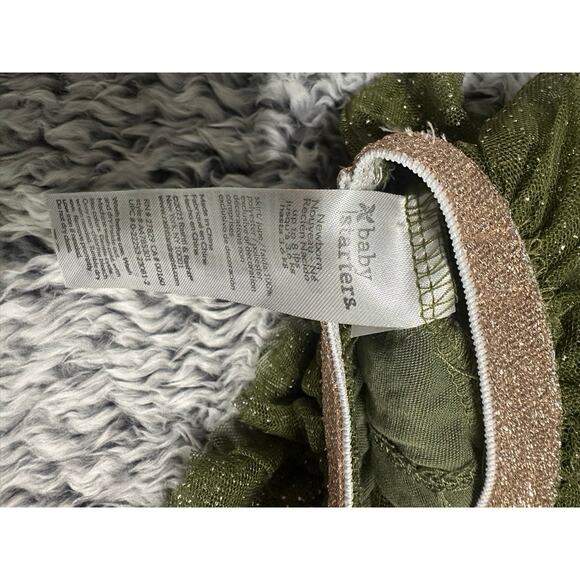 Girls 0/3 month old green tutu and leopard print shirt. EUC - Picture 2 of 3